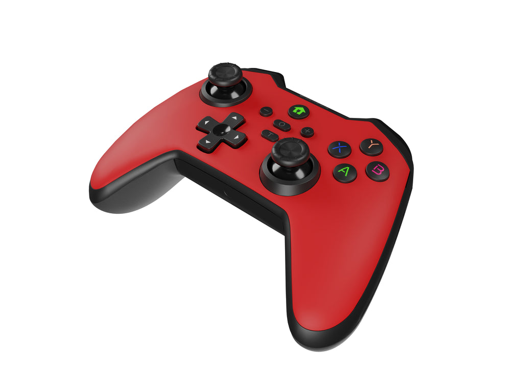 GENESIS Mangan 400 Rouge Bluetooth Manette de jeu Analogique/Numérique Android, MAC, Nintendo Switch, PC, iOS