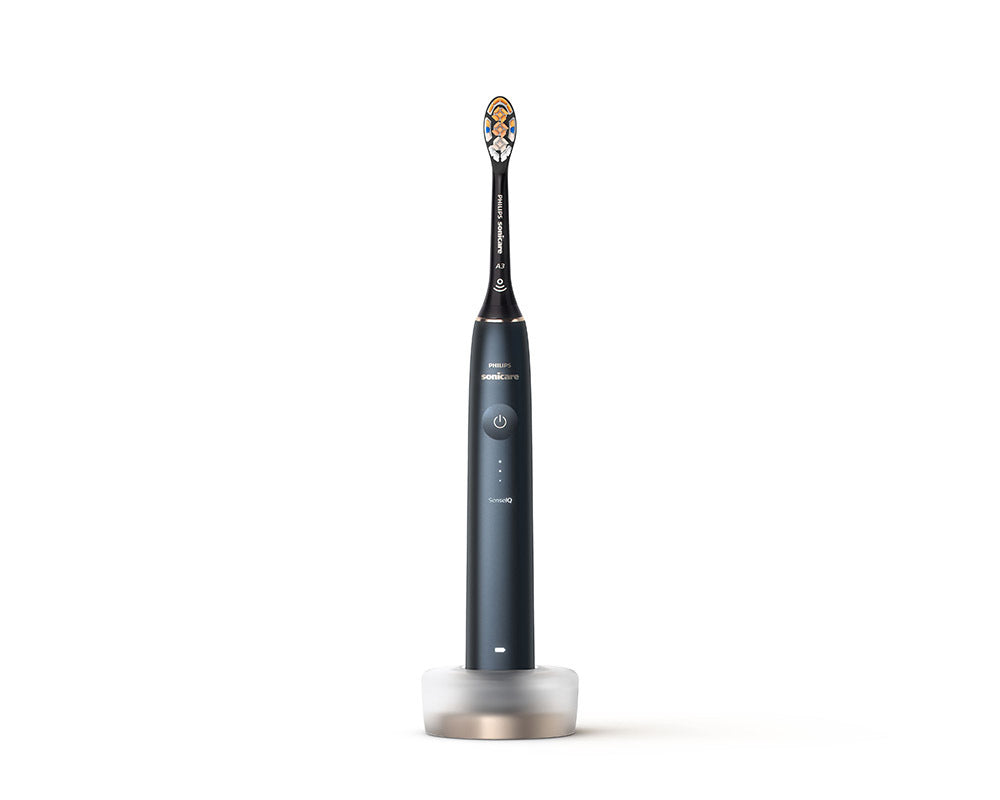 Philips Sonicare DiamondClean Prestige 9900 series DiamondClean Prestige HX9992/12 Brosse à dents électrique avec SenseIQ - Bleu nuit