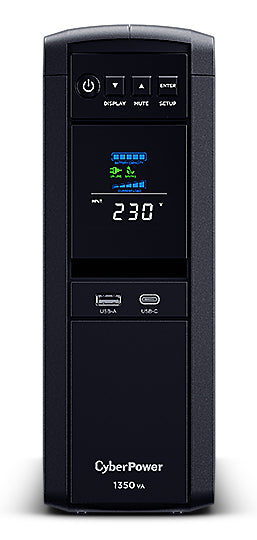 CyberPower CP1350EPFCLCD alimentation d'énergie non interruptible Interactivité de ligne 1,35 kVA 810 W 6 sortie(s) CA