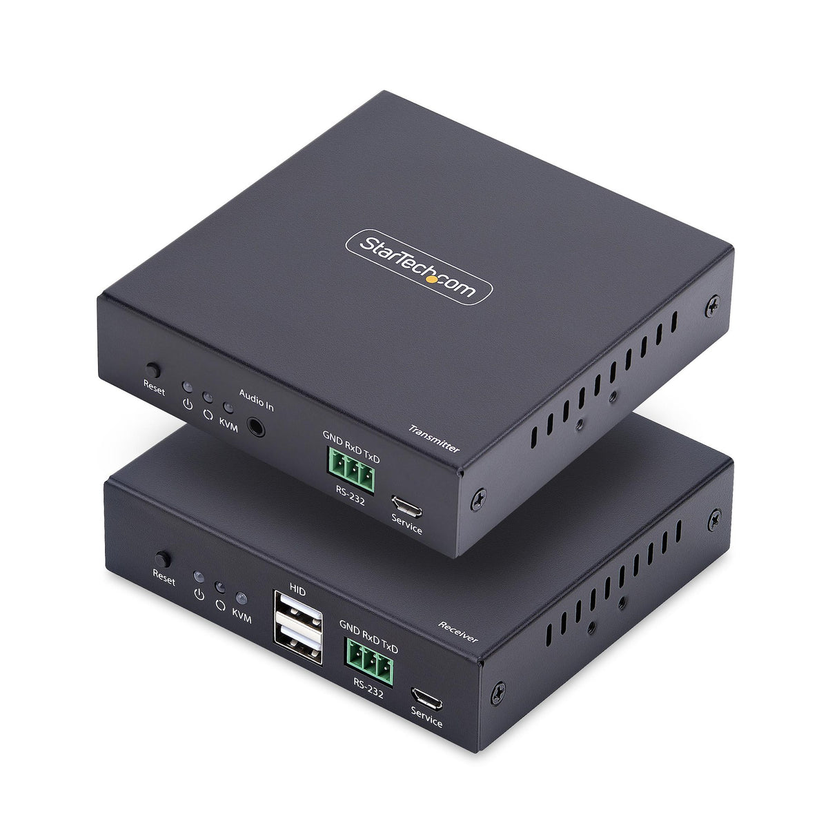 StarTech.com Extender KVM HDMI sur IP 4K 60Hz, HDMI et USB sur Ethernet CAT6, Kit Émetteur et Récepteur