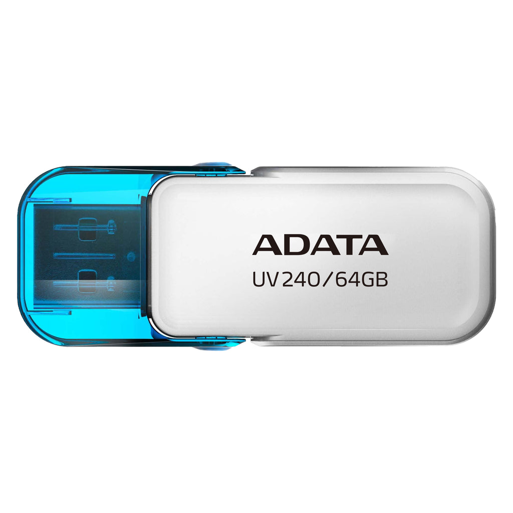 ADATA UV240 lecteur USB flash 64 Go USB Type-A 2.0 Bleu, Blanc