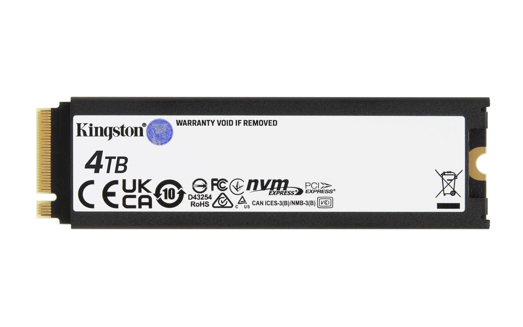 Kingston Technology 4000G RENEGADE PCIe 4.0 NVMe SSD W/ Radiateur de dissipation thermique