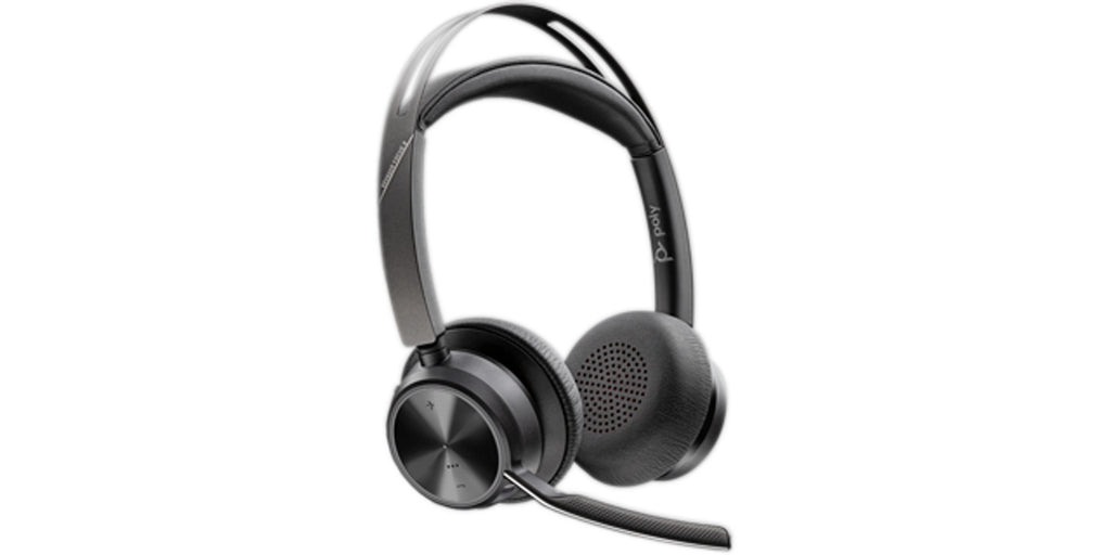 HP Poly Micro-casque Poly Voyager Focus 2 USB-C-C + adaptateur USB-C/A + base de chargement