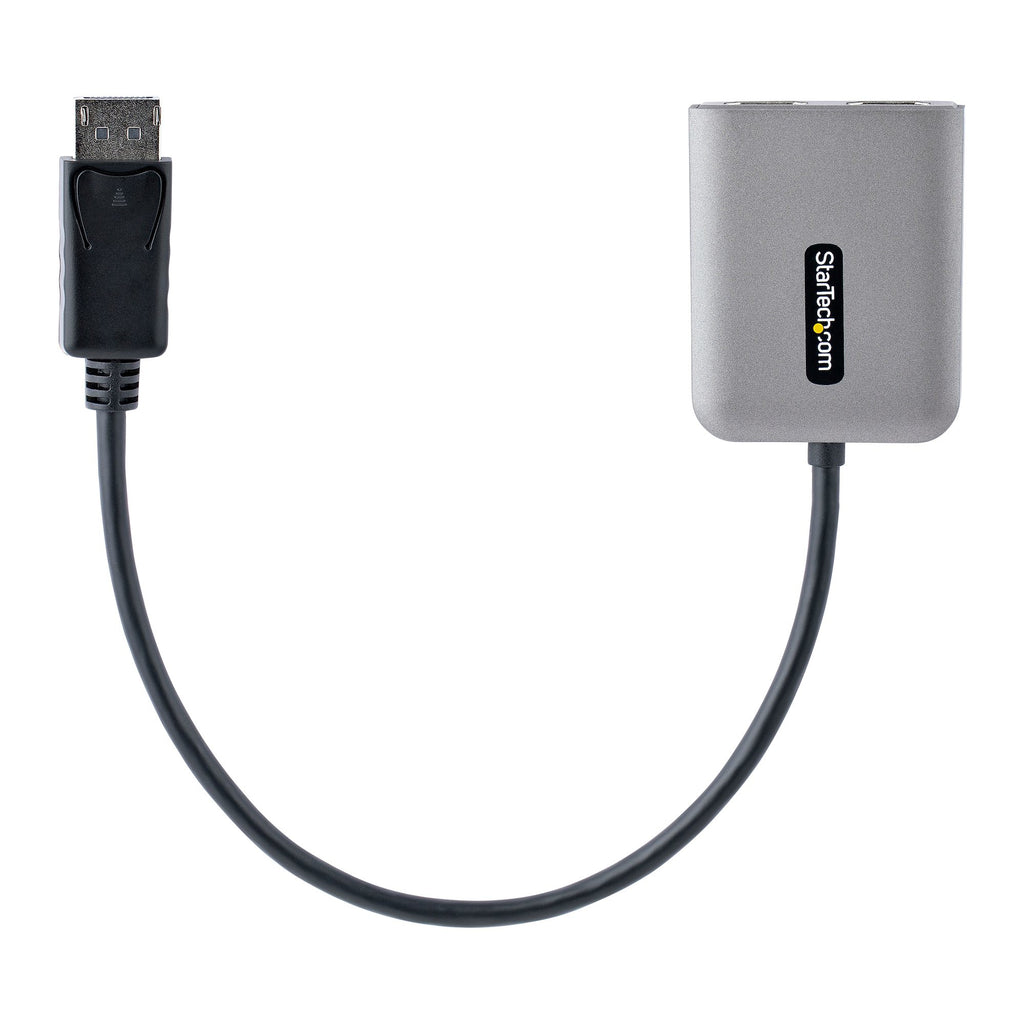 StarTech.com Hub DisplayPort vers Double HDMI MST, Dual 4K 60Hz, Convertisseur DP Mâle vers 2x HDMI Femelle, Câble 30cm