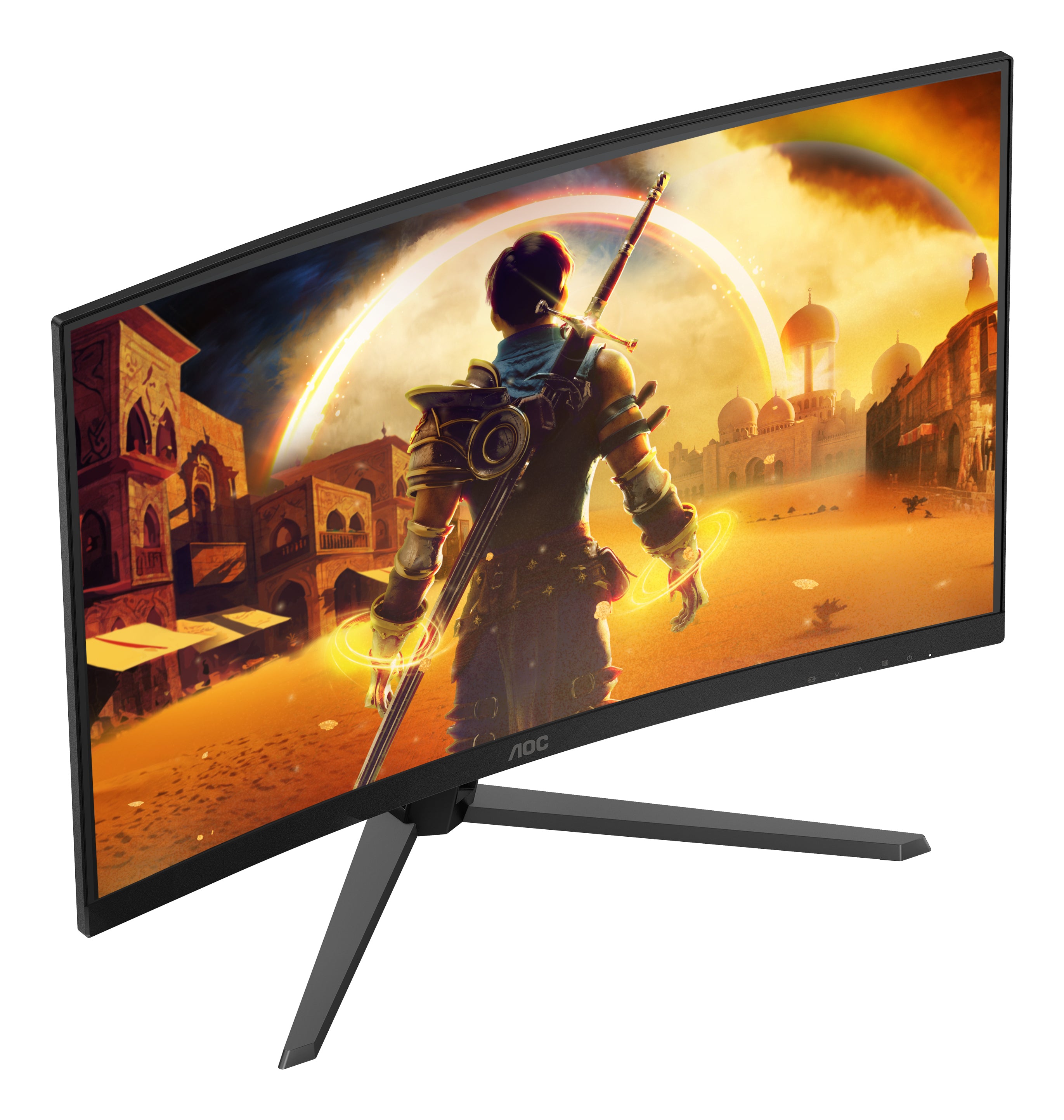 AOC G4 C32G42ZE écran plat de PC 80 cm (31.5") 1920 x 1080 pixels Full HD LED Noir, Rouge