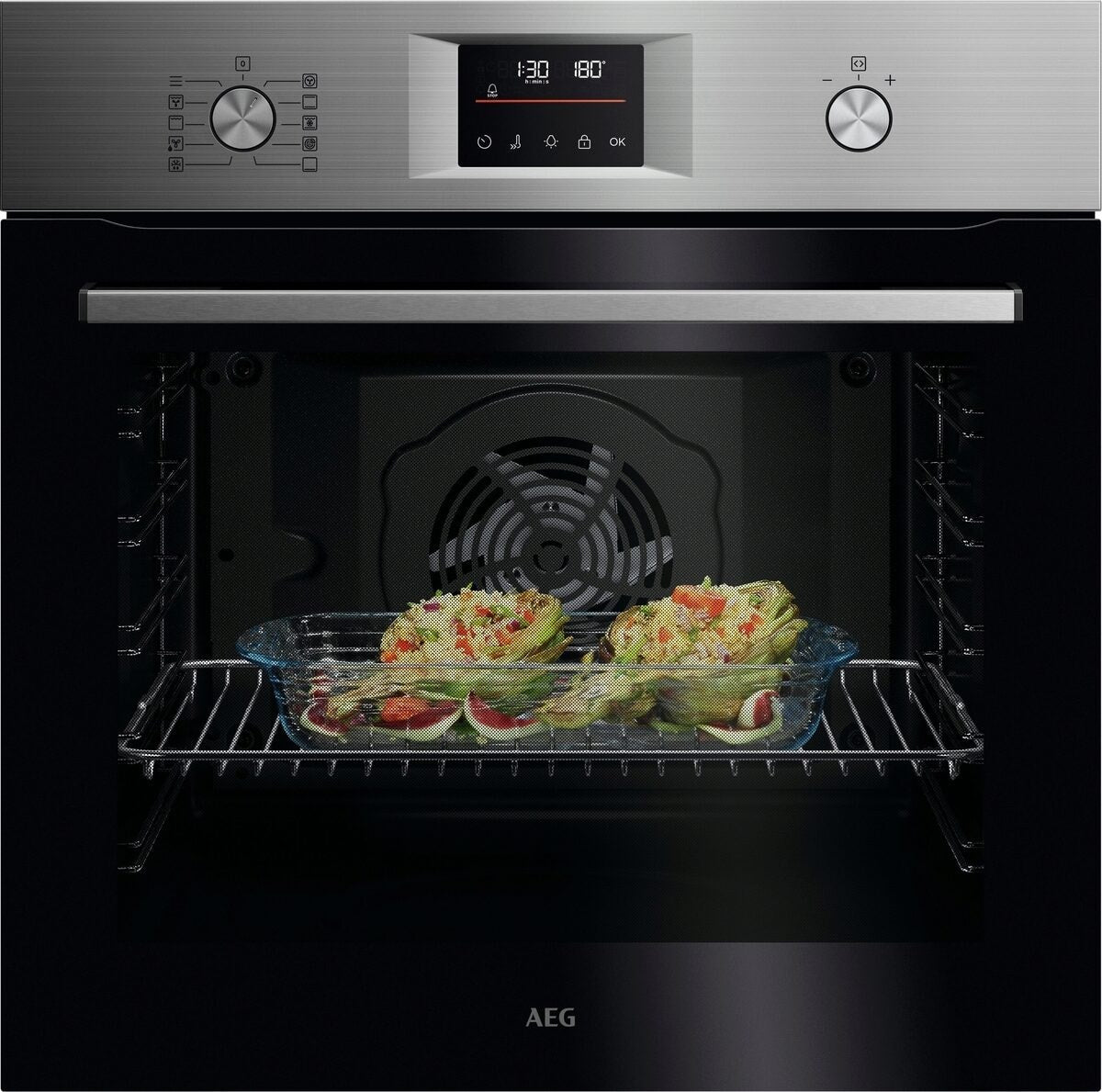 AEG Series 5000 OU5PB40SM 72 L 2990 W Noir, Acier inoxydable