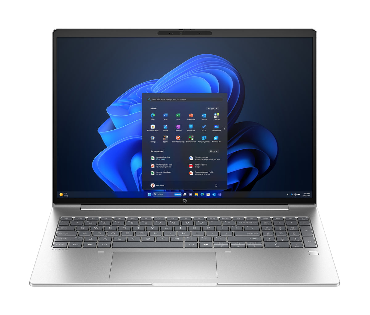 HP ProBook 4 16 G1i Notebook AI 16 pouces WUXGA 225U 16GB 512GB Intel Graphics Windows 11 Pro