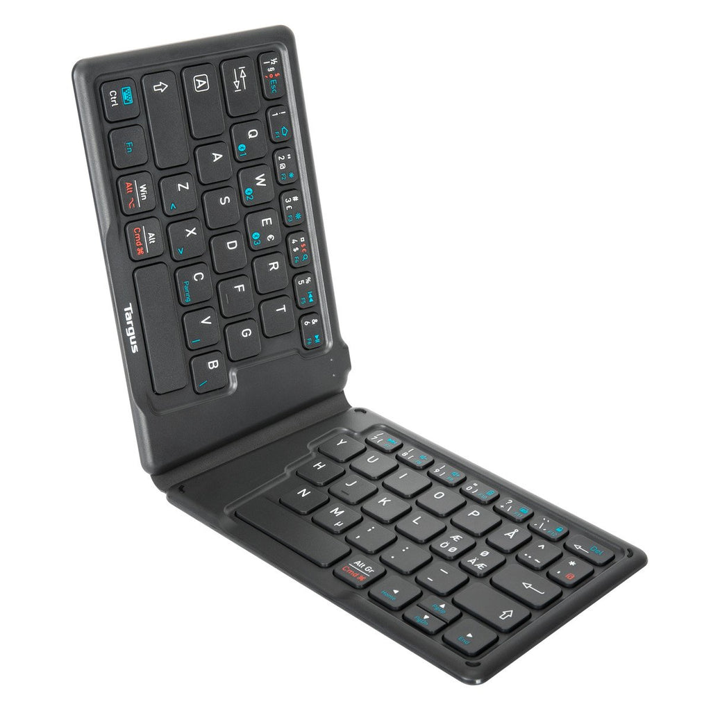 Targus AKF003NO Clavier Universel Bluetooth QWERTY Nordique, Noir