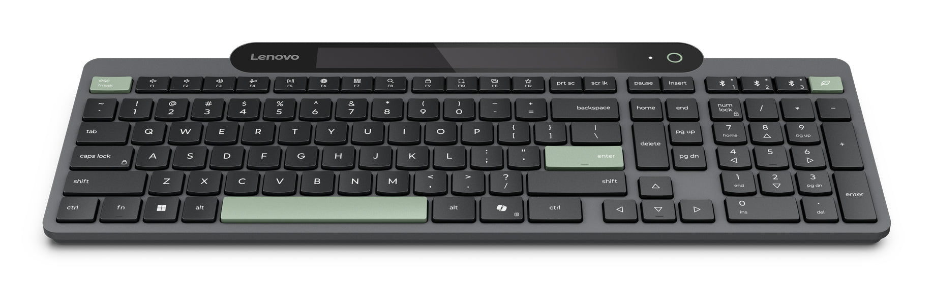 Lenovo 4Y41R69494 clavier maison/bureau Bluetooth Anglais américain Noir, Vert