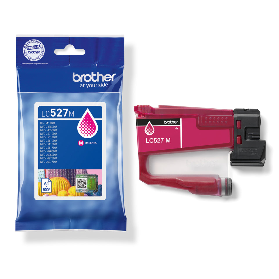 Brother Cartouche d'encre authentique LC527M - Magenta