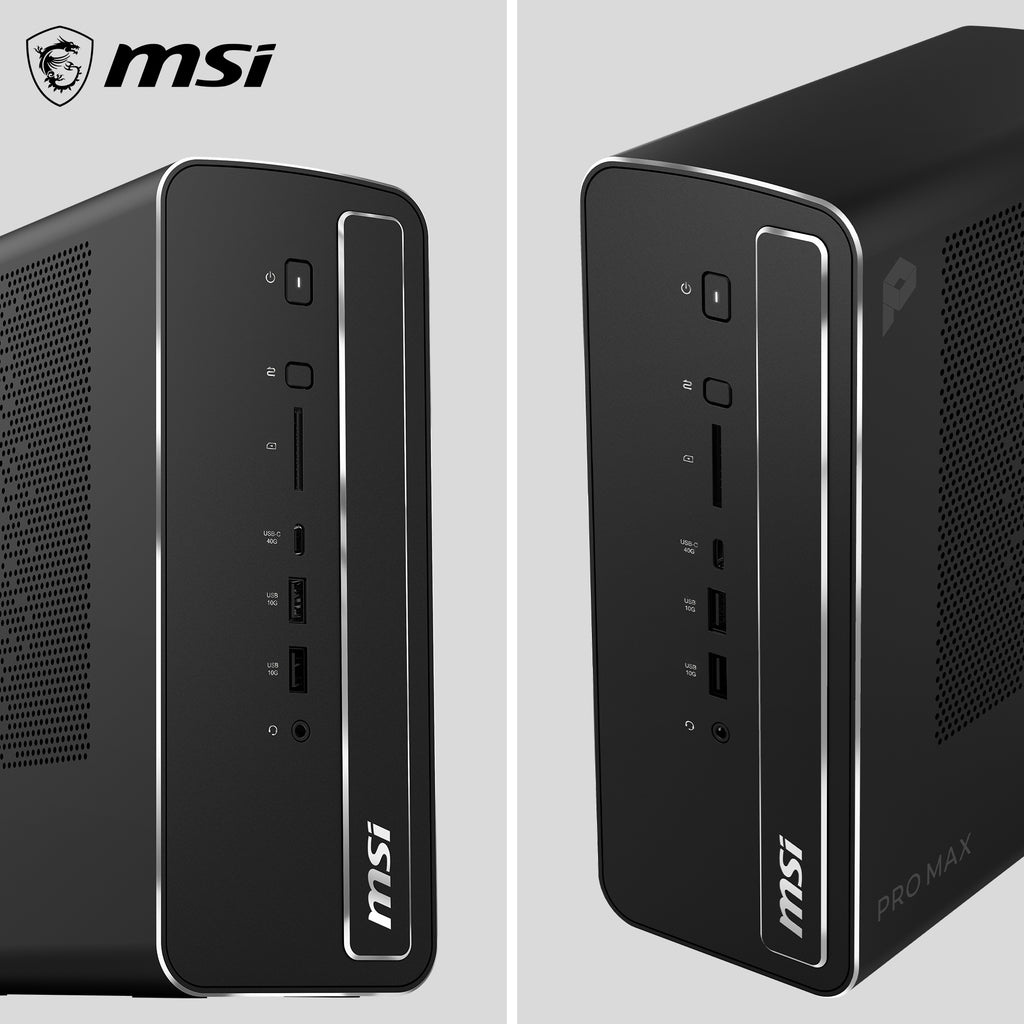 MSI Pro MAX EDGE AI+ 11M-005EU Copilot+ PC AMD Ryzen AI Max+ 395 128 Go LPDDR5x-SDRAM 2 To SSD Windows 11 Pro Mini PC PC Noir - vue 3