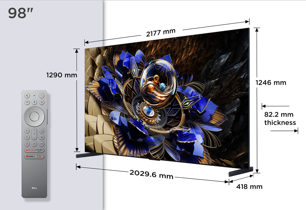 TCL 98X11K TV 2,49 m (98") 4K Ultra HD Smart TV Wifi Noir 6500 cd/m²