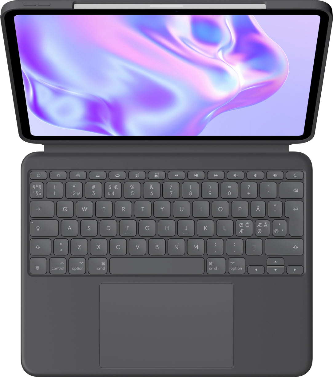 Logitech Combo Touch QWERTY Danés, Finlandés, Nórdico, Sueco Smart Connector Grafito