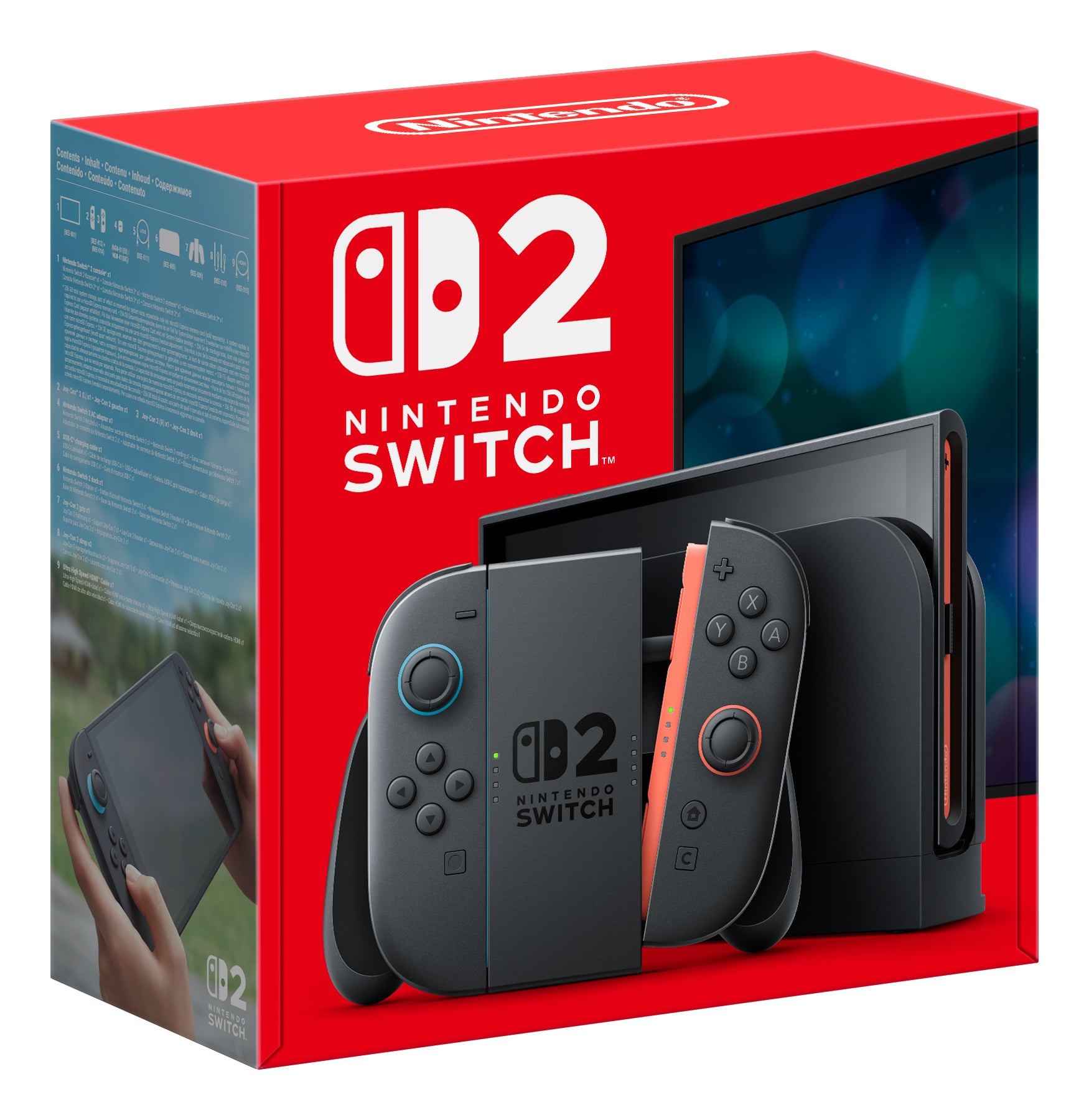 Nintendo Switch 2 console de jeux portables 20,1 cm (7.9") 256 Go Écran tactile Wifi Noir