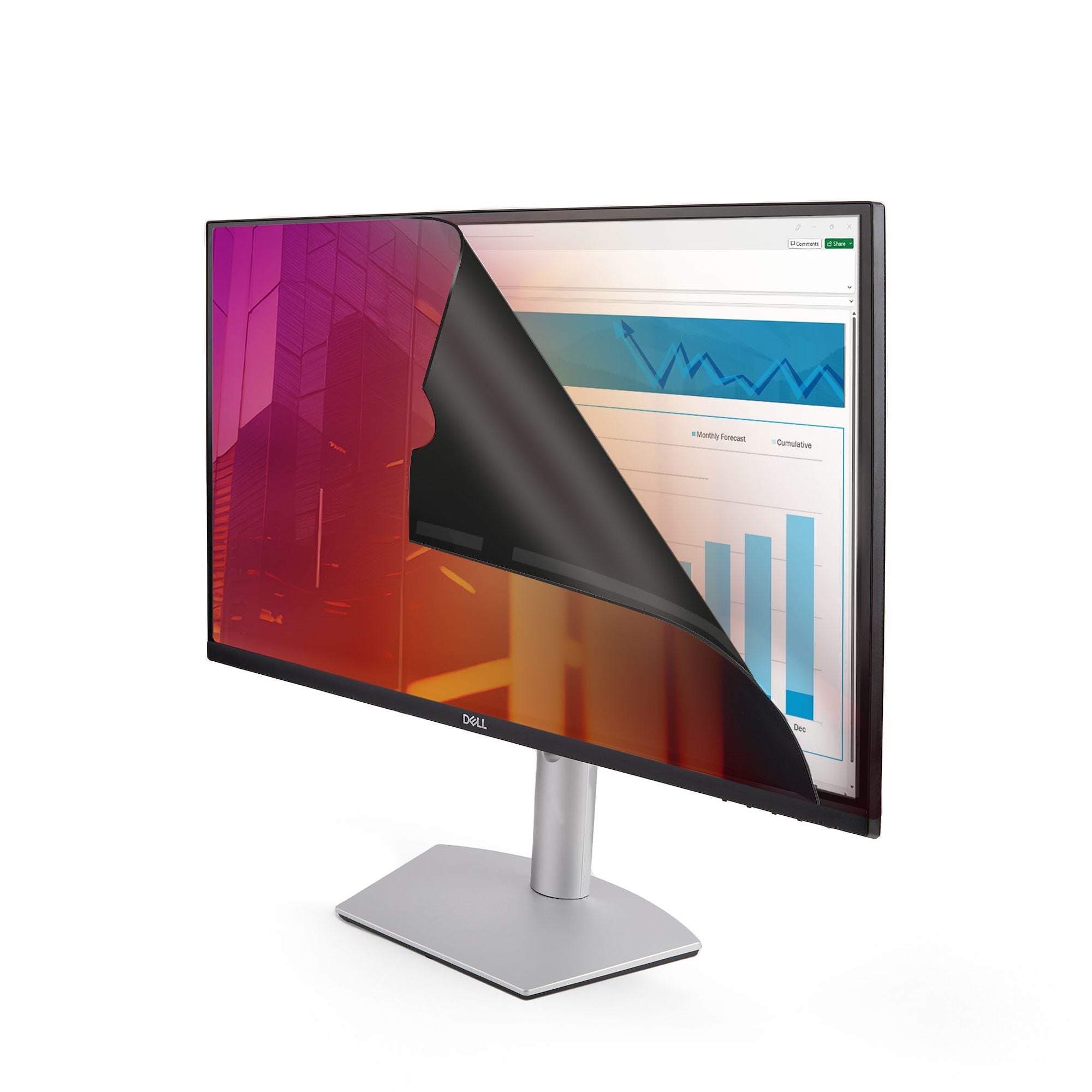 StarTech.com Filtre de Confidentialité pour Écran 27 pouces 16:9, Écran de Confidentialité Réversible Or, Filtre Anti Reflet pour Ordinateur Amélioré, Bouclier de Sécurité, +/- 30 Degrés