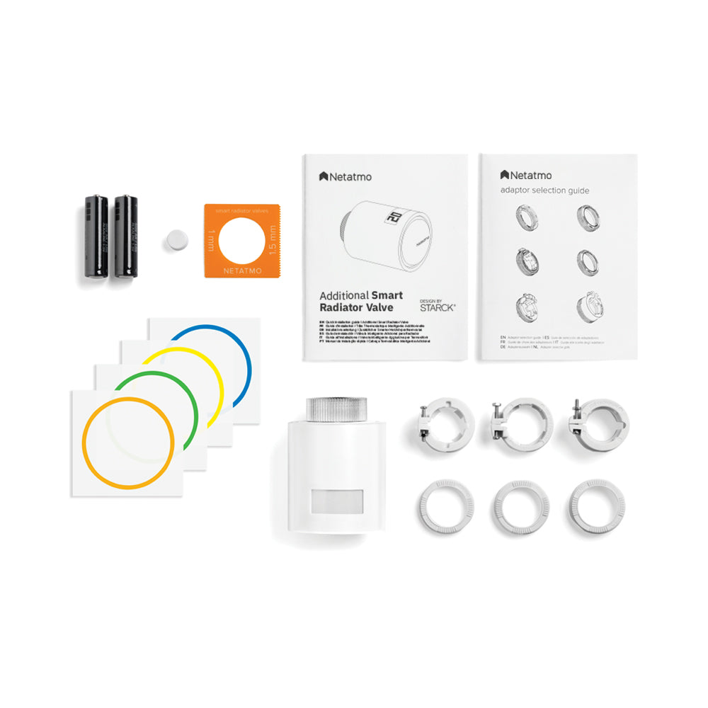 Netatmo NBU-NTH-NAV thermostat RF Transparent, Blanc
