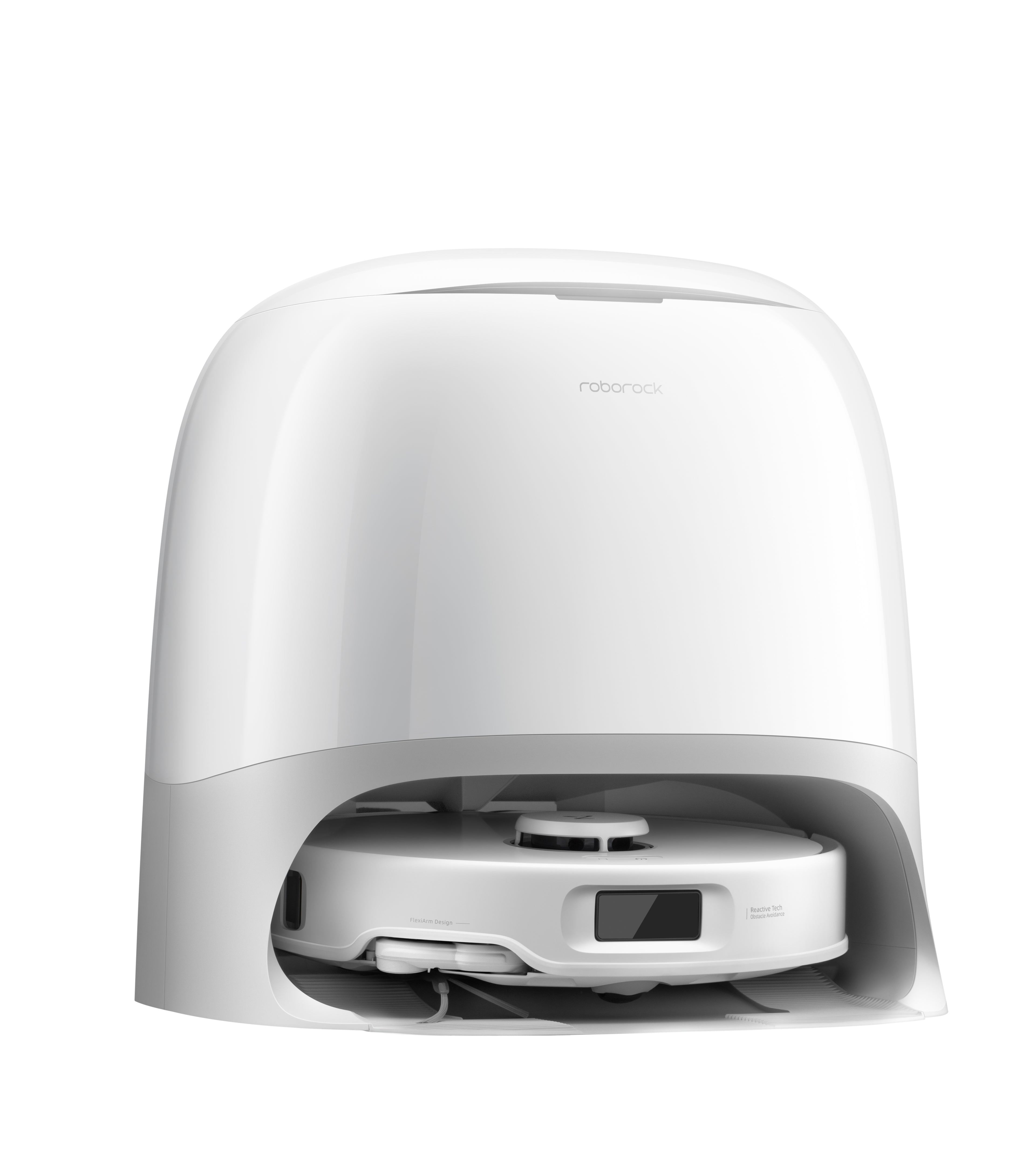 Roborock Qrevo Curv 5A1 0,325 L Noir, Blanc