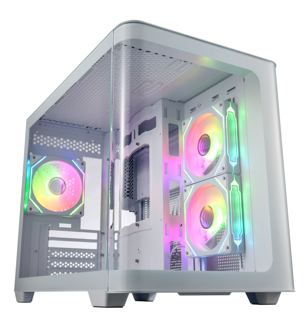 FSP S380-WA Micro Tower Blanc - vue 2