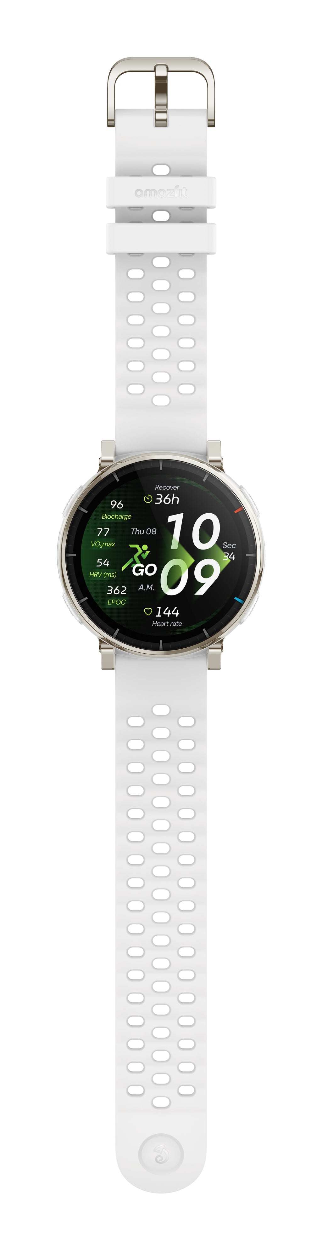 Montre Connectée Active 3 Écran AMOLED 1.32" 466 x 466 pixels GPS Or