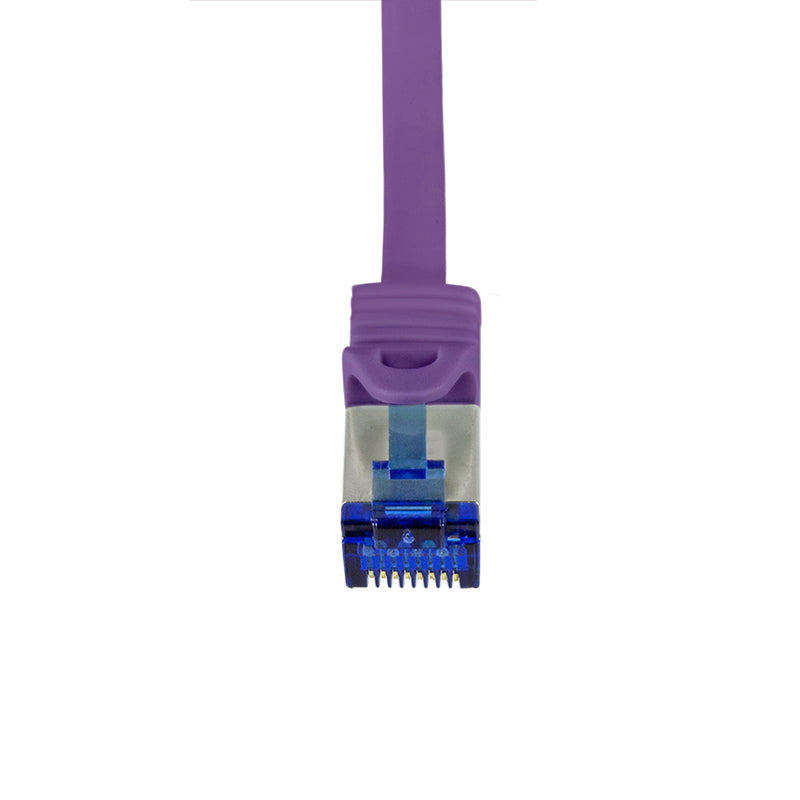LogiLink C6A029S Câble Réseau Cat6a S/FTP RJ45, Violet, 0,5 m - vue 3