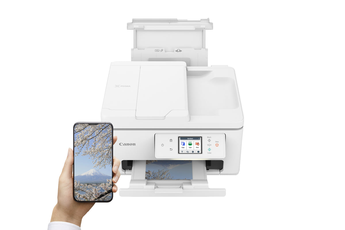 Canon PIXMA TS7750i Imprimante Jet d'encre A4, 1200 x 1200 DPI, Wifi, Blanche