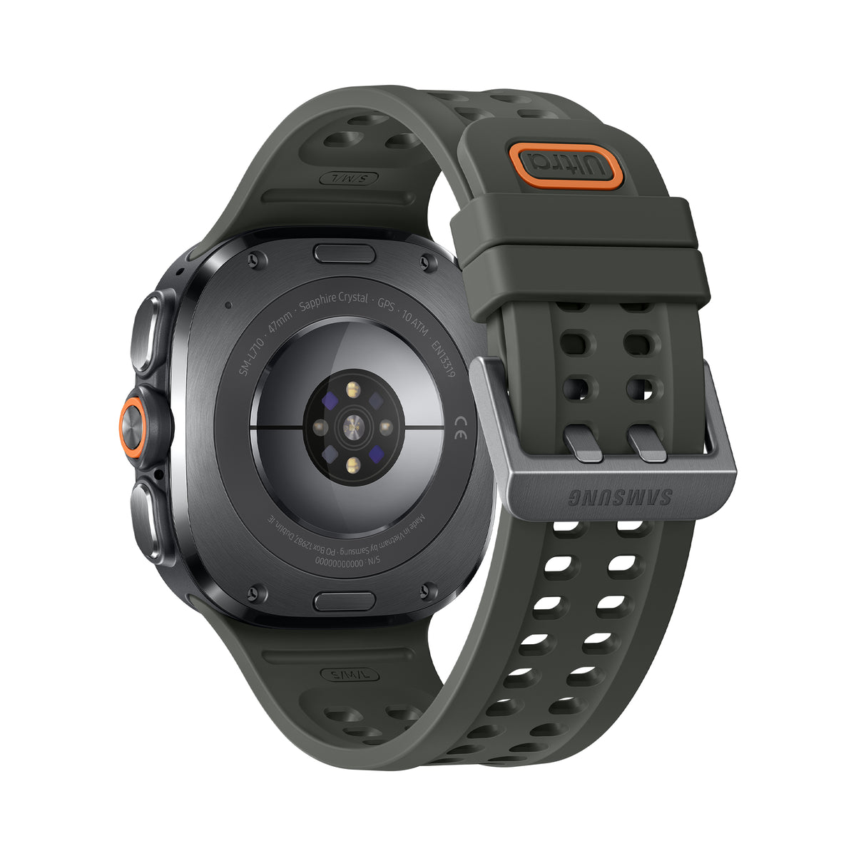 Samsung Galaxy Watch Ultra2 3,81 cm (1.5") AMOLED 47 mm Numérique 498 x 498 pixels Écran tactile 4G Argent Wifi GPS (satellite) - vue 3