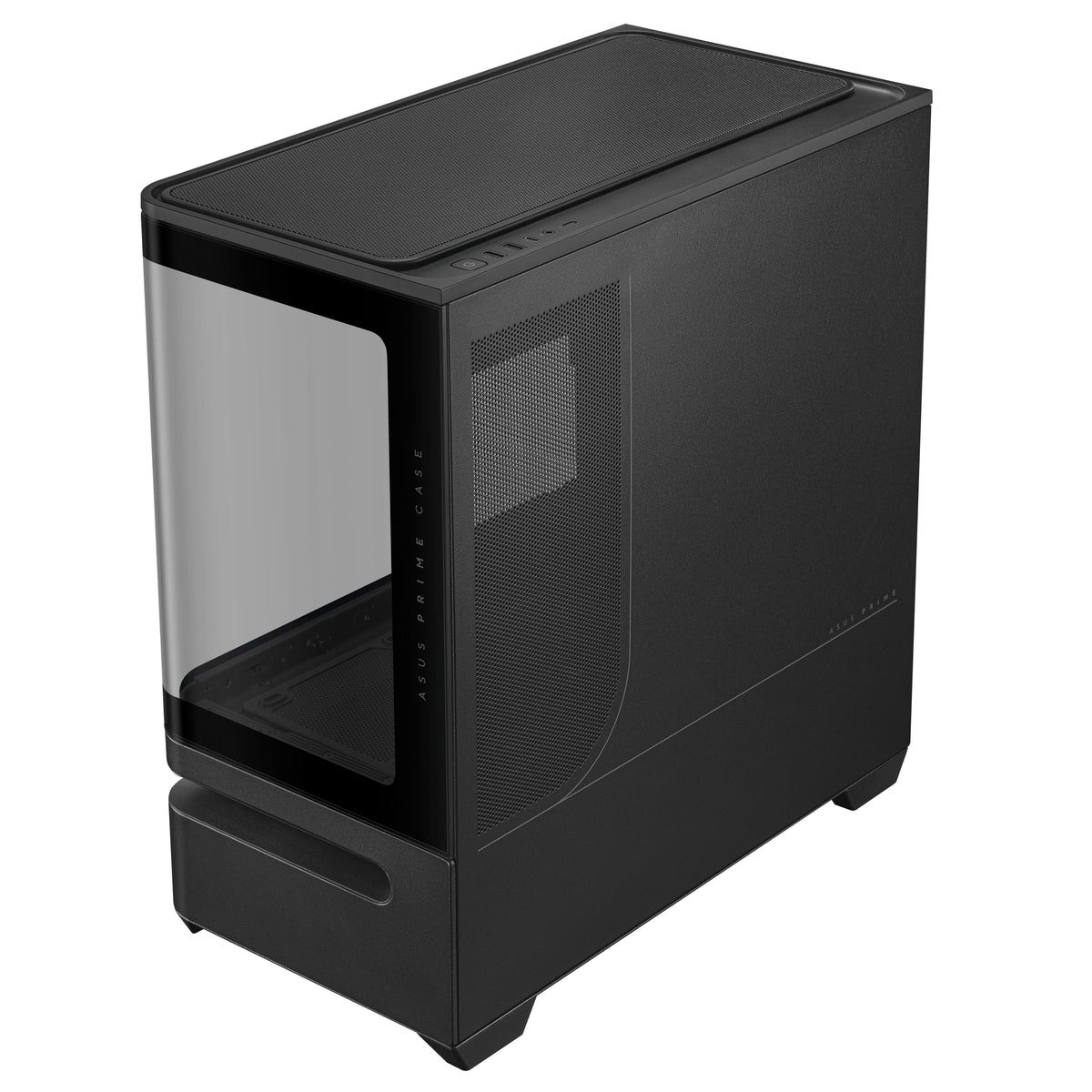 ASUS Prime AP202 ARGB Mini Tower, Boîtier PC mATX, Verre Trempé Panoramique, Noir