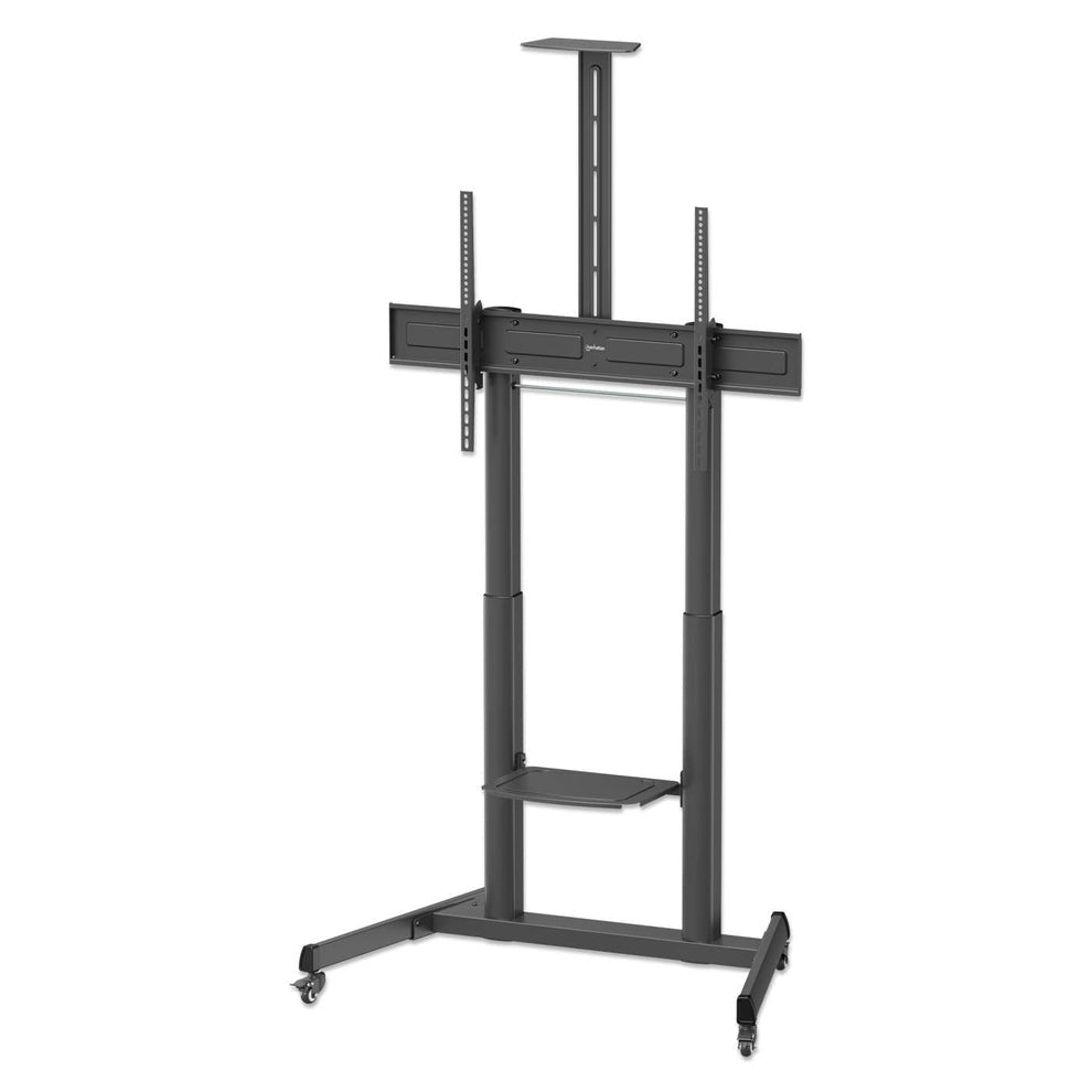 Support TV sur Roulettes Manhattan pour Écrans 37" à 120", Réglage Hauteur par Manivelle, VESA 200x200 à 1000x600 mm, Ch