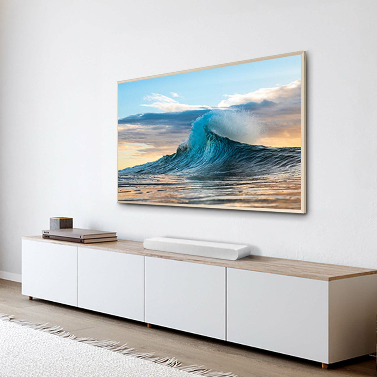 Samsung HW-S61D, One Body Soundbar Blanc 5.0 canaux - vue 2