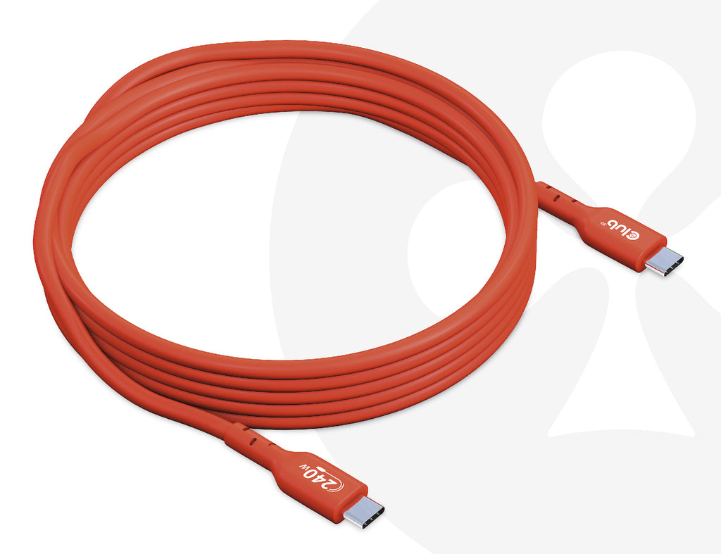 CLUB3D CAC-1513 câble USB USB 2.0 3 m USB C 240 W Orange