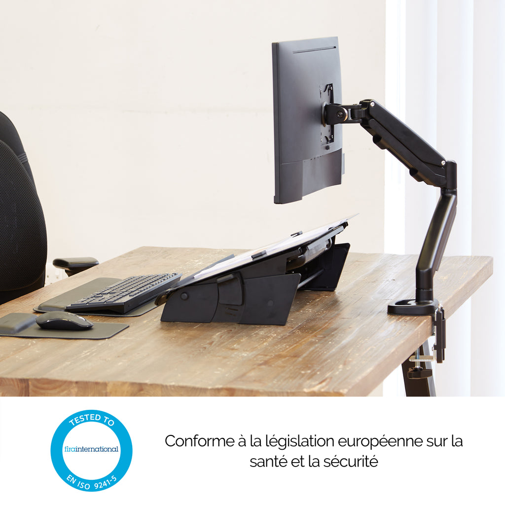 Fellowes Eppa 9683101 support d'écran plat pour bureau 101,6 cm (40") Noir - vue 5