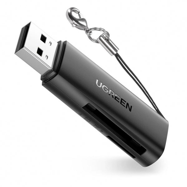 Ugreen USB 3.0 Card Reader CM264, SD - microSD, Black