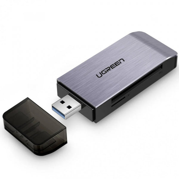 Ugreen USB 3.0 Card Reader CM180, SD - microSD - CF - MS, Grey