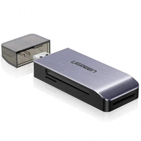 Ugreen USB 3.0 Card Reader CM180, SD - microSD - CF - MS, Grey