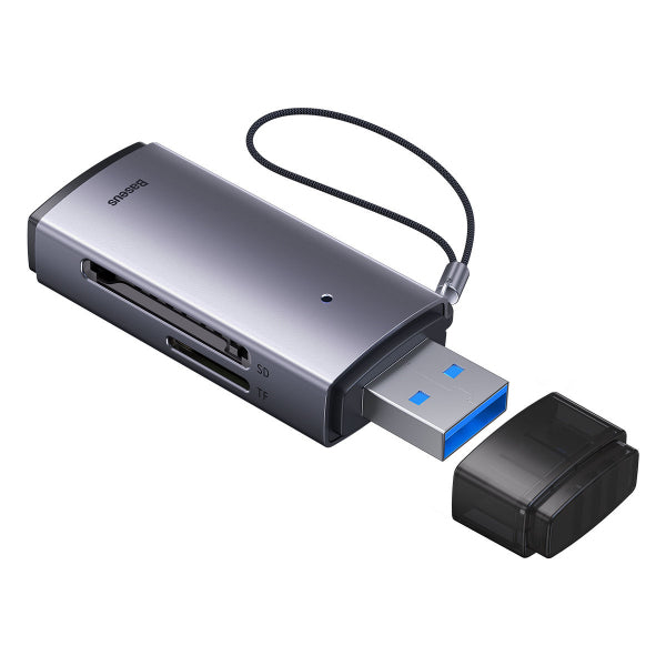 Baseus USB 3.0 Card Reader BS-OH069, SD - microSD, Grey WKQX060013