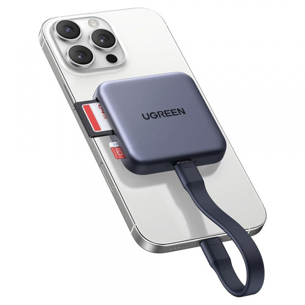 Ugreen USB-C Card Reader CM898 (65095), SD - microSD, Grey