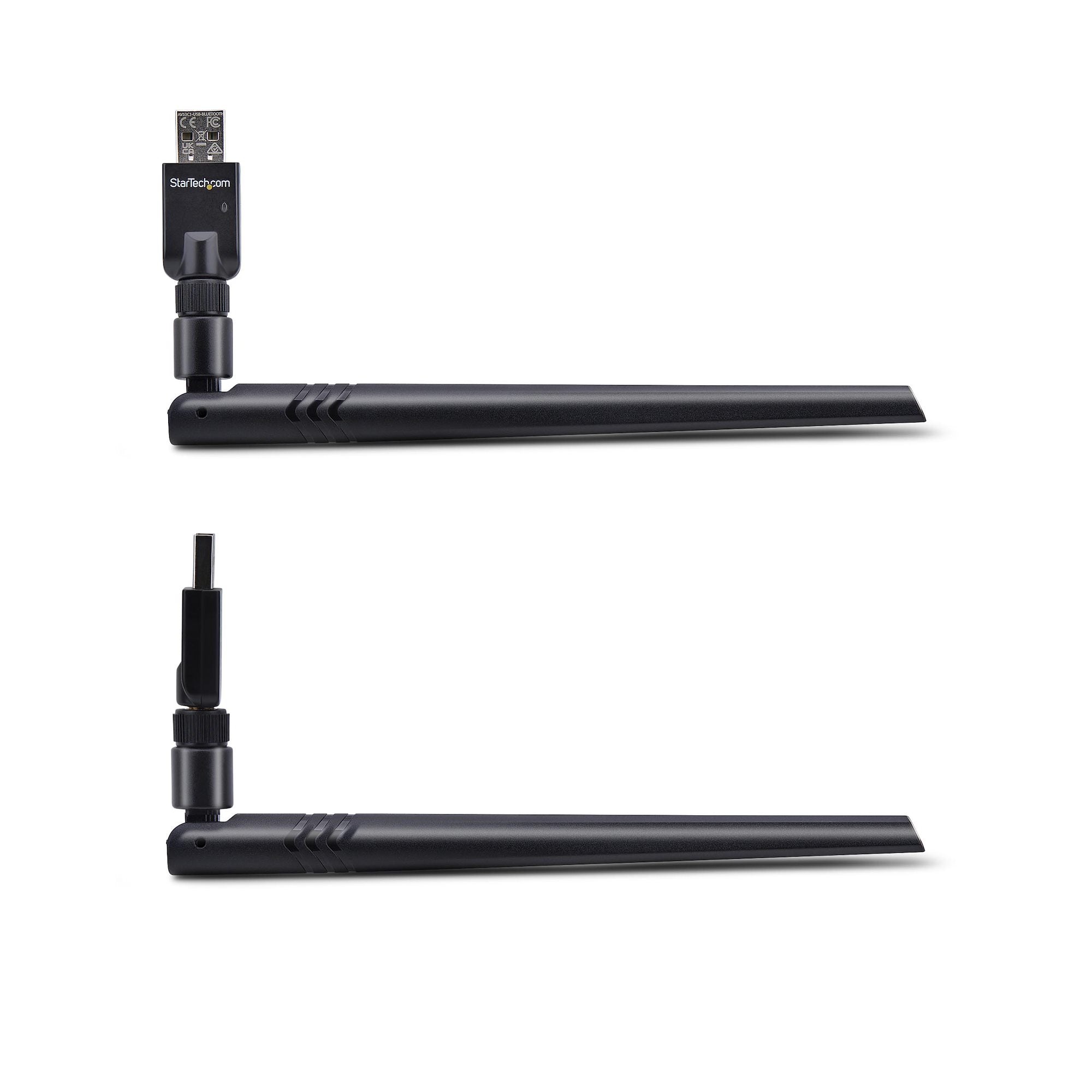 StarTech.com Adaptateur USB Bluetooth 5.3 Classe 1 pour PC/Ordinateur Portable, Connectivité Longue Portée pour Clavier, Souris, Streaming Audio et Réseau PAN, Windows/Linux