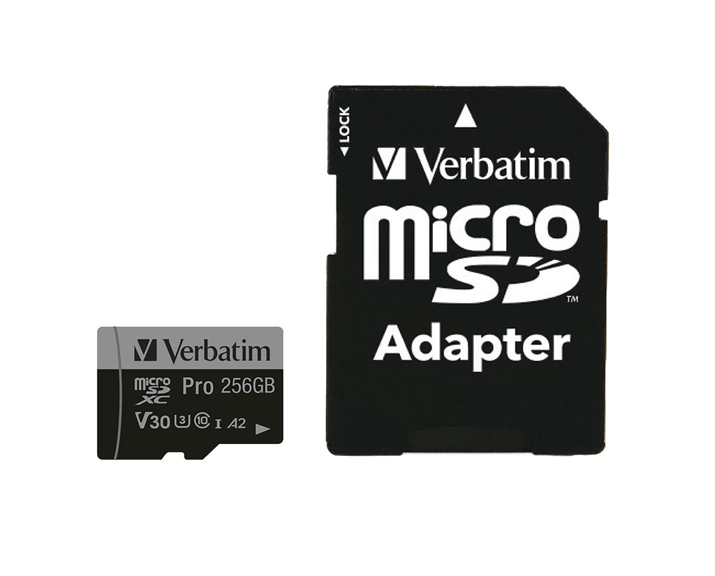 Verbatim Verbatim 47045 mémoire flash 256 Go MicroSDXC UHS-I Classe 10
