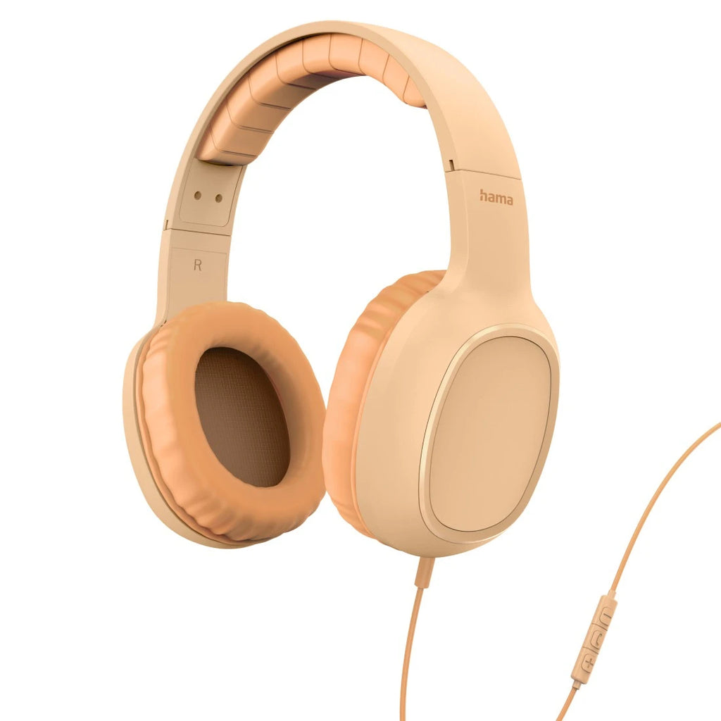 Hama Fun C Casque Avec fil Arceau Appels/Musique USB Type-C Orange