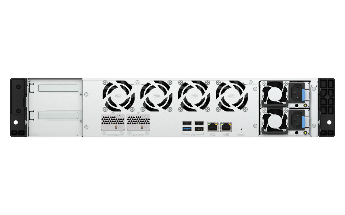 QNAP TS-H1065EU-RP Serveur de stockage Rack (2 U) 8 Go DDR5 0 To QNAP QTS Noir