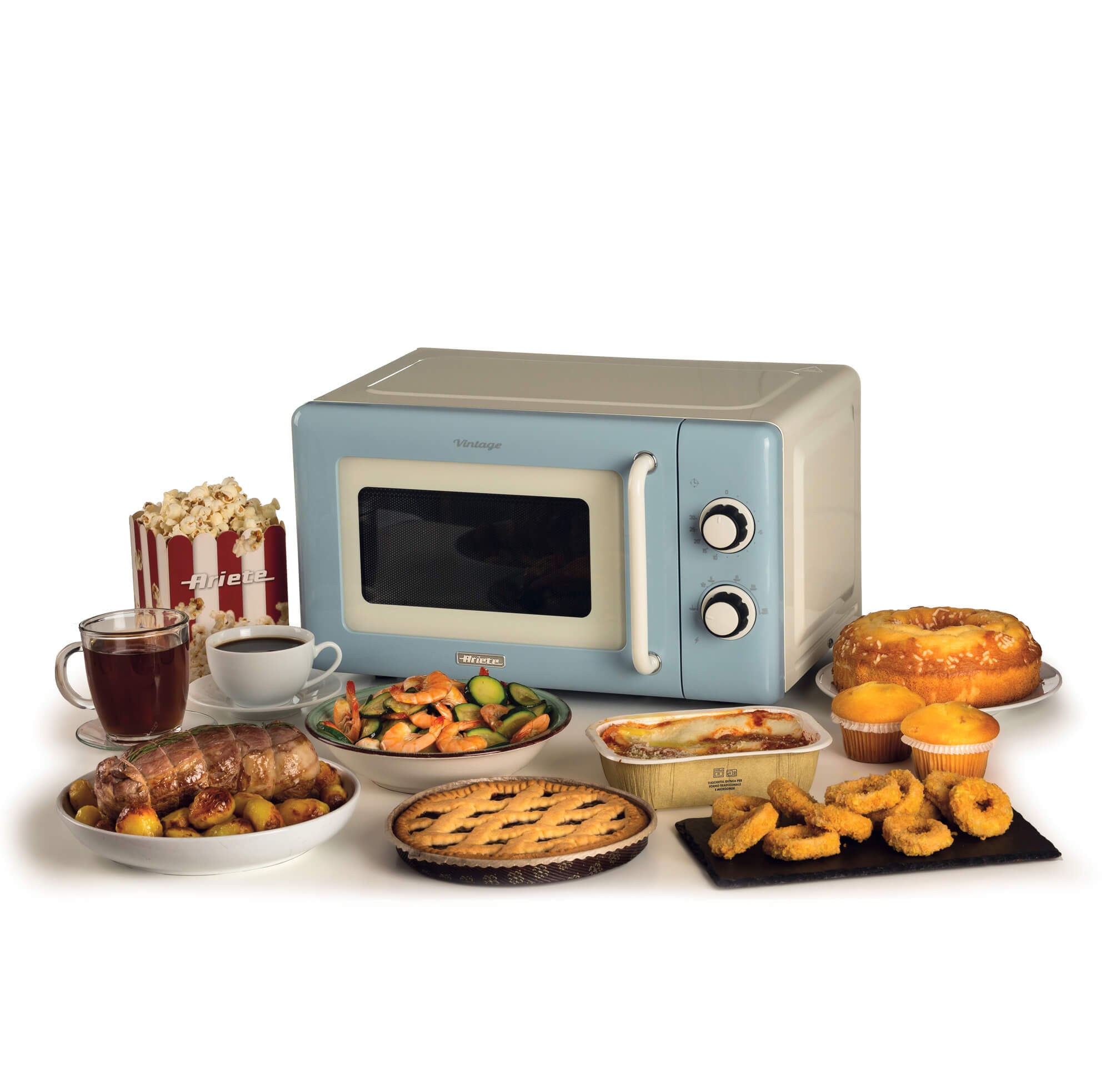 Ariete Vintage Line 3960/05 Bleu clair Micro-onde simple Comptoir 20 L 800 W