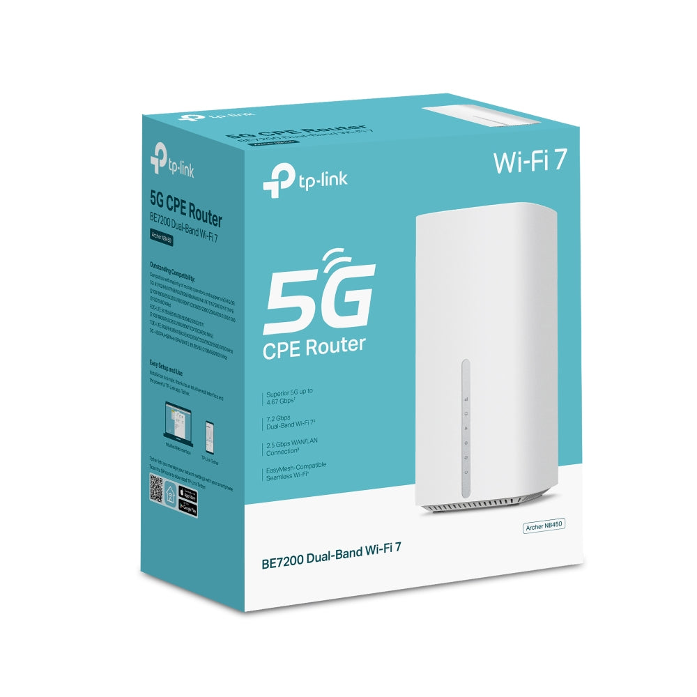 TP-Link Archer NB450 Routeur connecté 2.5 Gigabit Ethernet Blanc