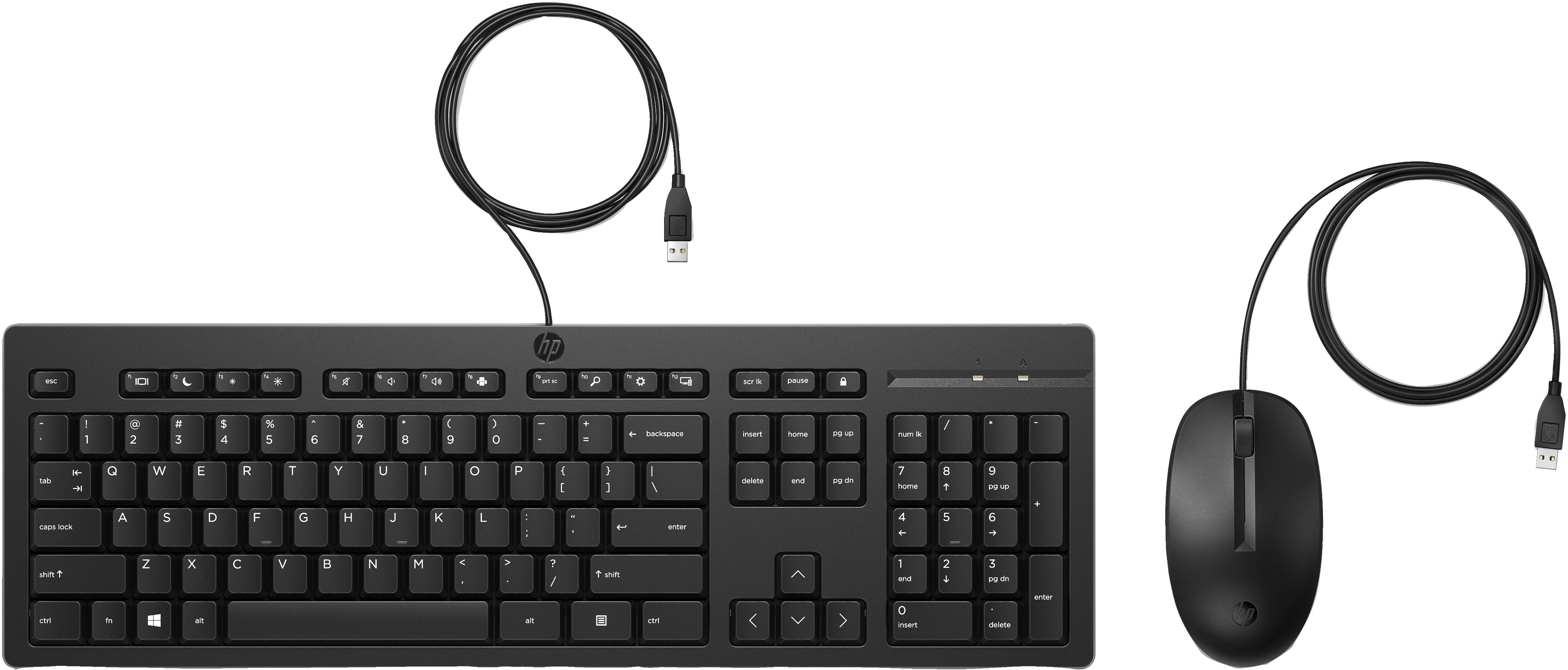 HP Ensemble combiné clavier et souris filaires 225