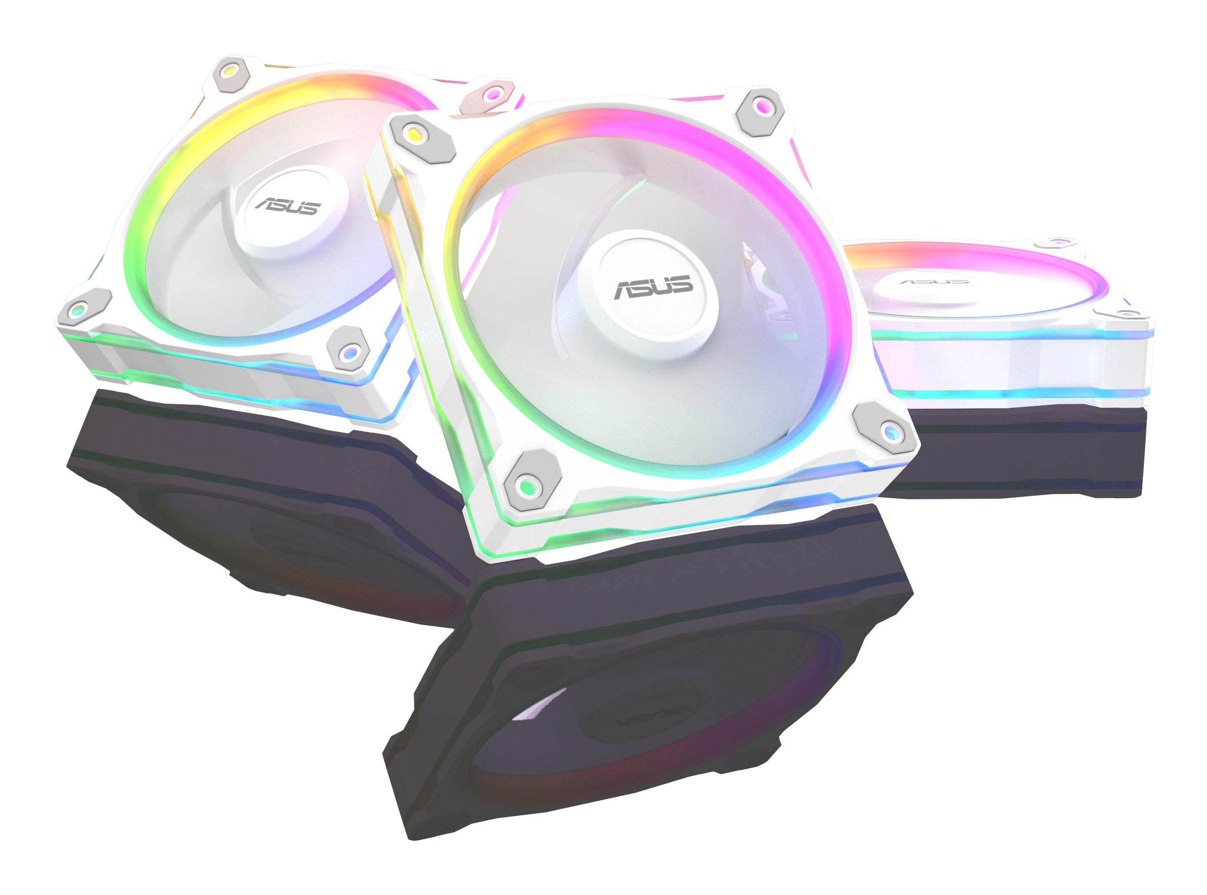 ASUS Prime MR120 Fan ARGB Reverse White 3in1 Boitier PC Ventilateur 12 cm Blanc 3 pièce(s)