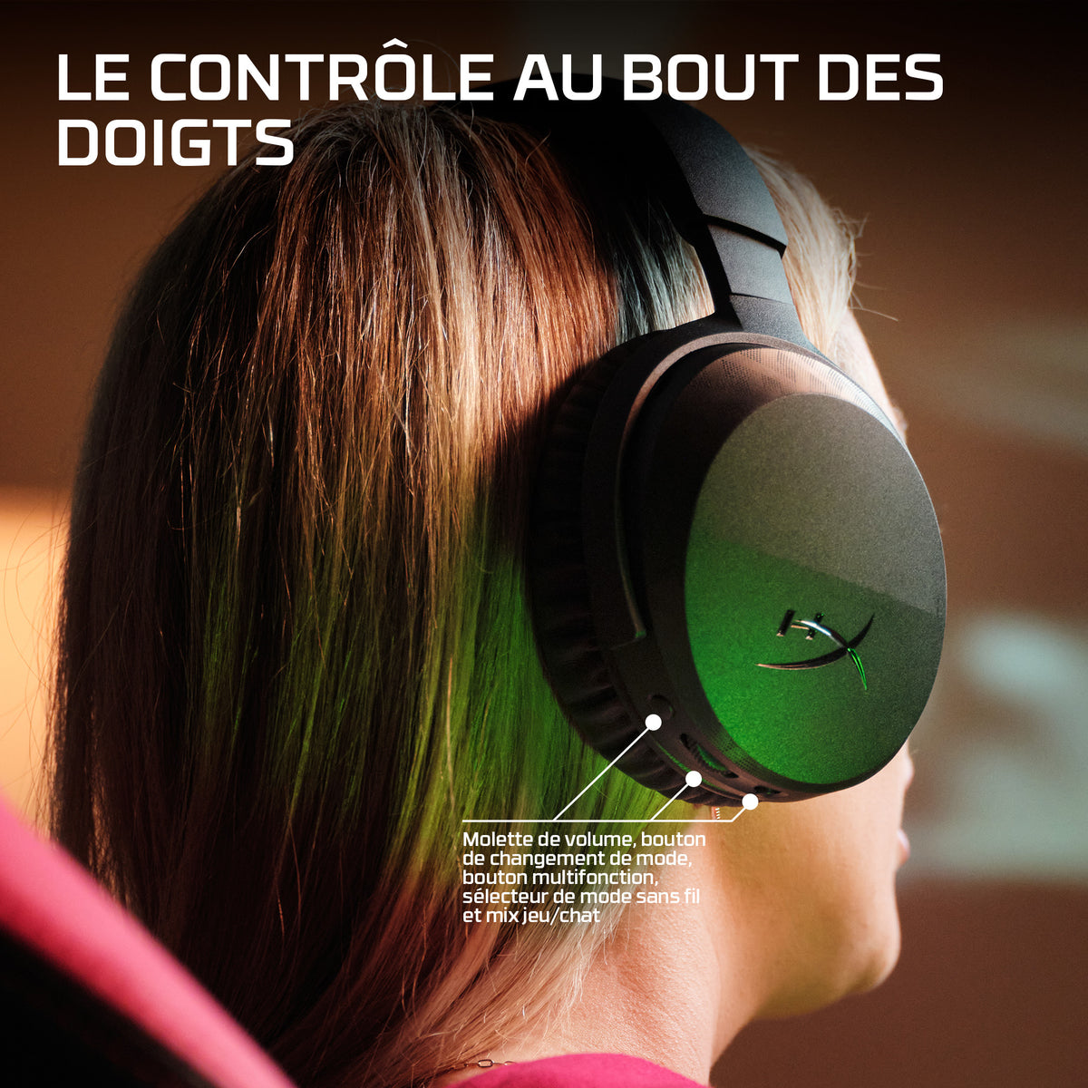 HyperX Casque gaming sans fil CloudX Stinger 3 Xbox