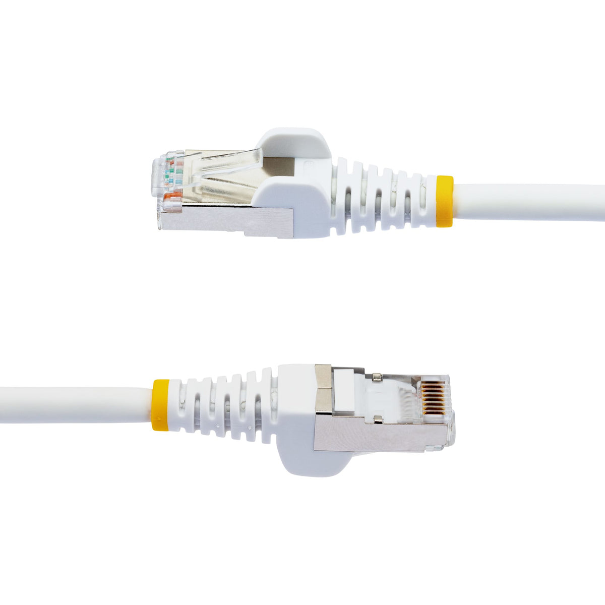 StarTech.com Câble Ethernet CAT6a S/FTP 50cm LSZH 10 Gigabit 500MHz 100W PoE Blanc