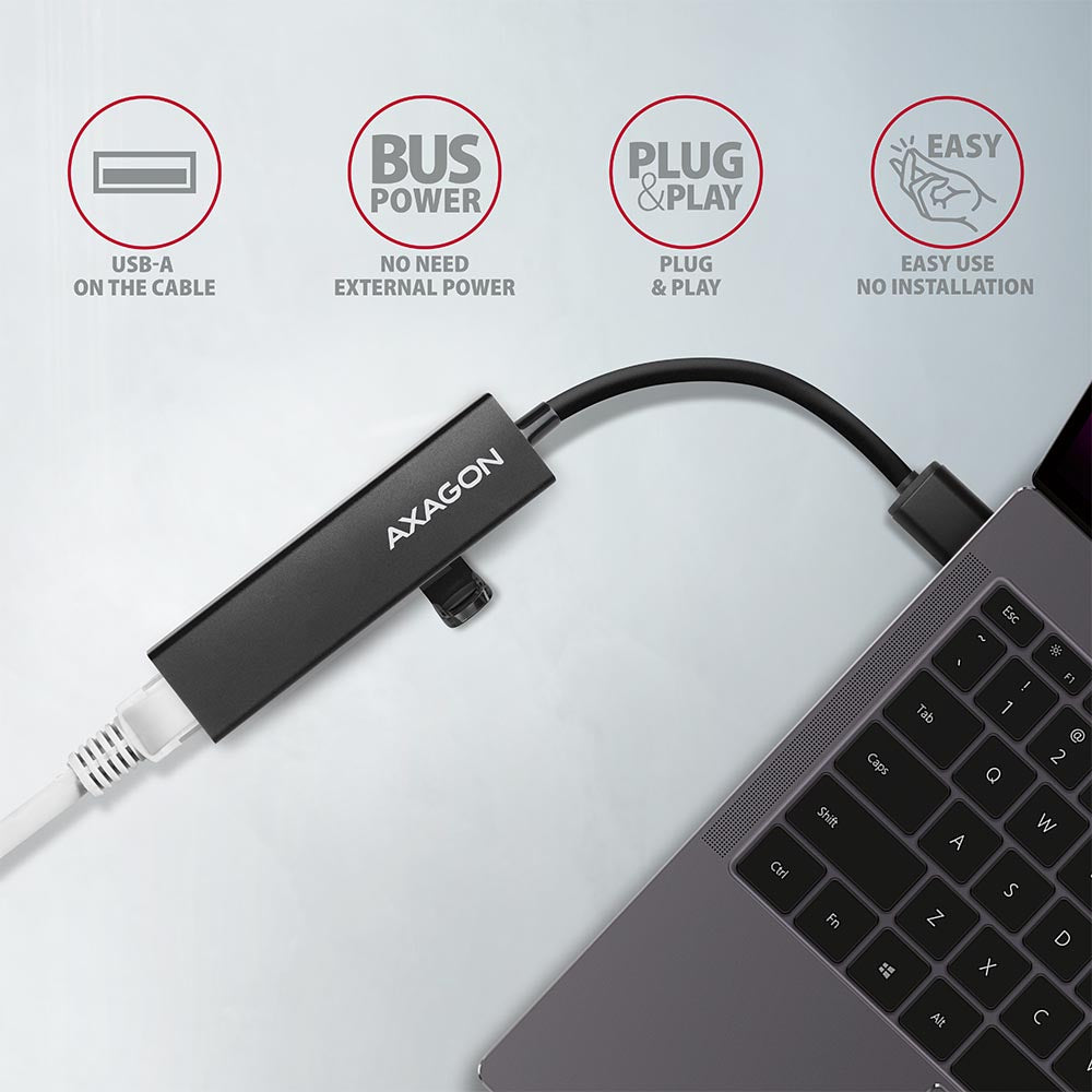 AXAGON HMA-GL3A Hub 3 porte USB