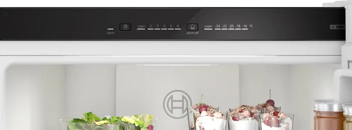 Bosch Bosch Serie 2 KGN33NSDB réfrigérateur-congélateur Pose libre Acier inoxydable