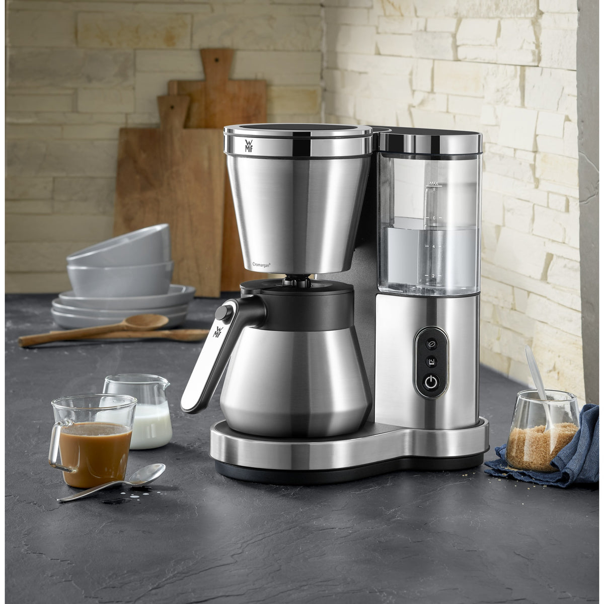WMF Lono 0412310011 Machine à café filtre semi-automatique, 1 L, 800 W