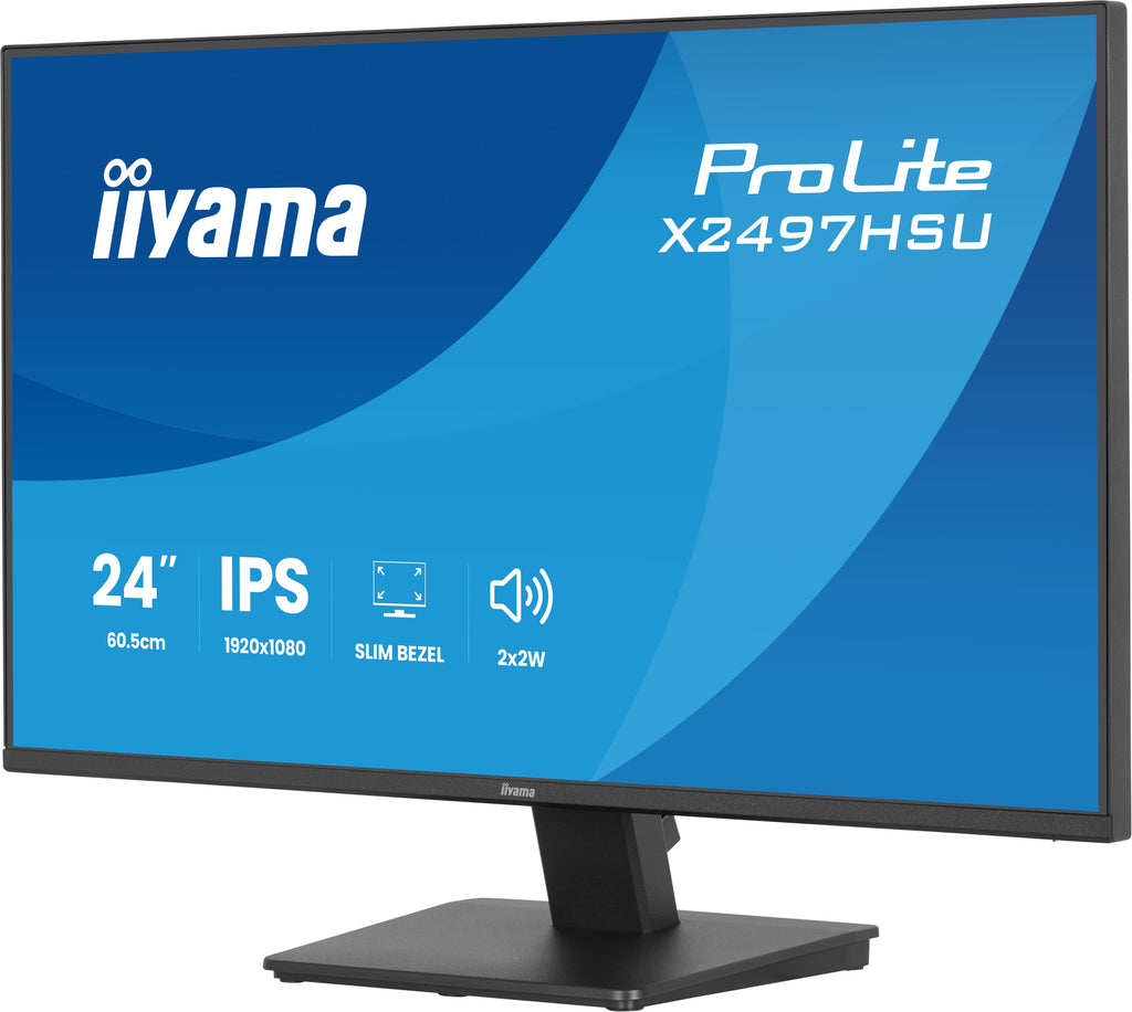 iiyama ProLite X2497HSU-B1 Écran PC 60,5 cm (23.8") Full HD 1920 x 1080 LED Noir